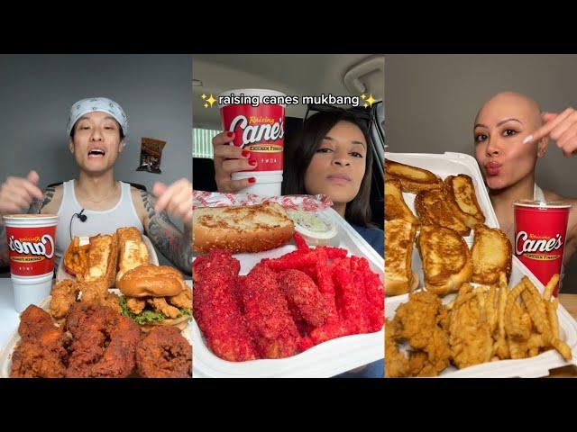 Some of the best raising canes mukbangs