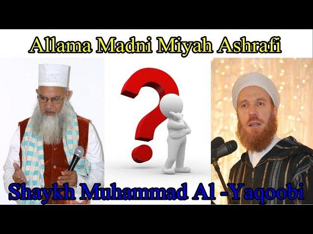 A Rare Clip I Shaykh Muhammad Al-Yaqoubi With Allama Madani Mian 2017 ( Imam Ahmad Raza )