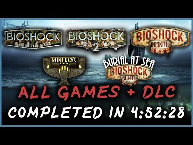 Every BioShock Game + DLC Completed in 4:52:28 (WORLD RECORD)