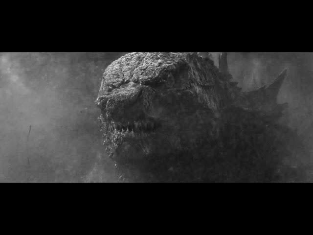 Godzilla vs Ghidorah Antarctica Fight in 1950s B-Movie Style [HD]