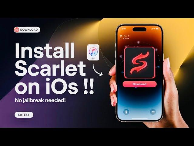 Install Scarlet on iPhone (iOS 17/18) | Install IPA Files on iPhone Without PC