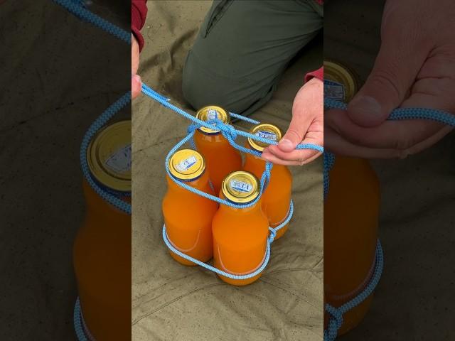 Genius Rope Trick That Works in Unusual Situations. #campping #survival #lifehacks