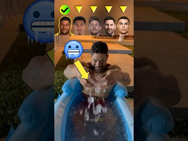 Hulk VS Bellingham VS De Bruyne VS Messi VS Ronaldo - Football Players Ice Challenge 