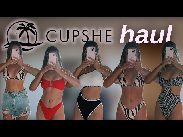 HUGE Cupshe swimwear + clothing try on haul 