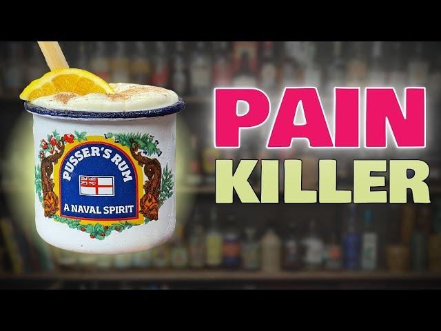 Pussers Rum Cocktails; The PAINKILLER Cocktail Recipe - Its BETTER than the Pina Colada!