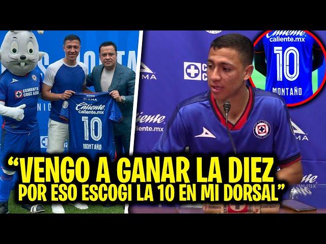 Primeras palabras de Andrés Montaño COMO NUEVO REFUERZO DE CRUZ AZUL| PRESENTACIÓN OFICIAL