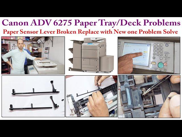 Canon Advance 6275 Paper Tray or Deck Problem I Hindi Urdu English Sub