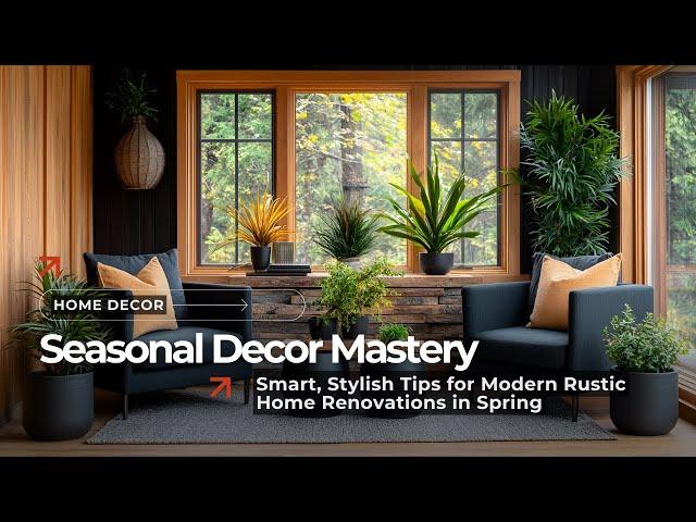 Smart & Stylish Seasonal Decor: Top Trends in Modern Rustic Home Renovation for Spring