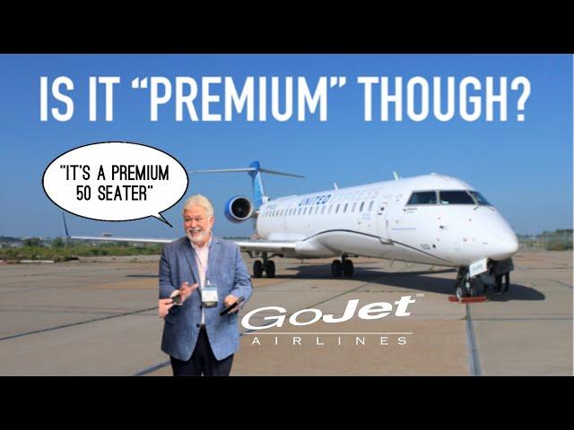 Flying on GoJet Airlines' "PREMIUM" CRJ-550! - GoJet Review