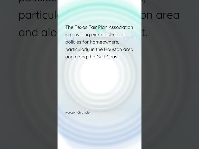 Home insurance costs are soaring. Here's what to know about the Texas Fair Plan Association.