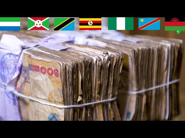 Top 10 African Countries With The Weakest Currencies 2024