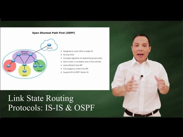 Link state routing protocols:   IS to IS and OSPF