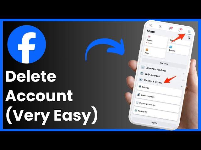 How To Delete Facebook Account !