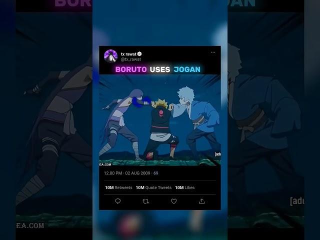 boruto use jogan first time#boruto#jogan