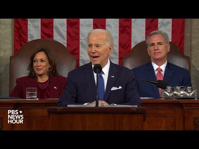 WATCH: ‘We all apparently agree’ on saving Medicare and Social Security, Biden teases at SOTU