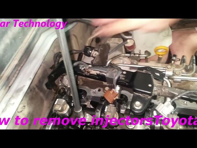 How to remove injector Toyota HIACE , Toyota HIACE Injectors removing,Car Technology,