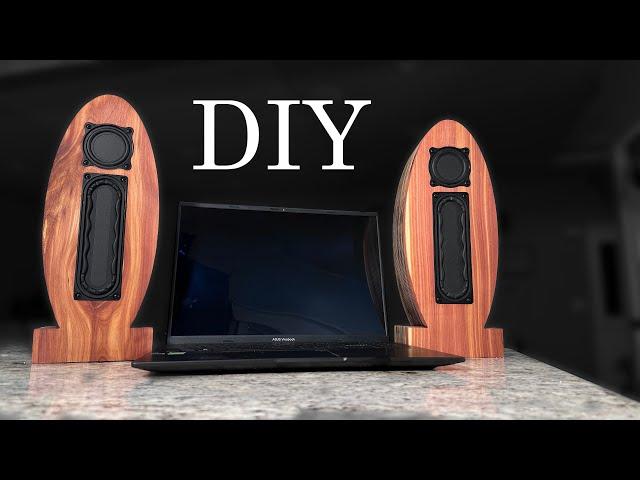 My Wife Challenged me to Make Desktop Speakers using the Creality Falcon 2 Pro Laser