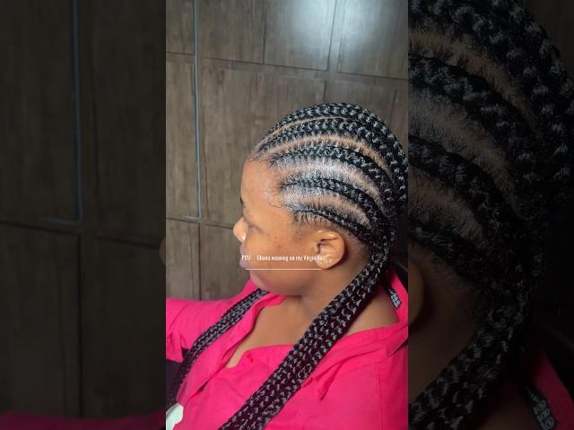 POV……. HOW BRAIDS LOOK ON MY STRONG NATURAL HAIR..#braidsforgirls #braids #braid