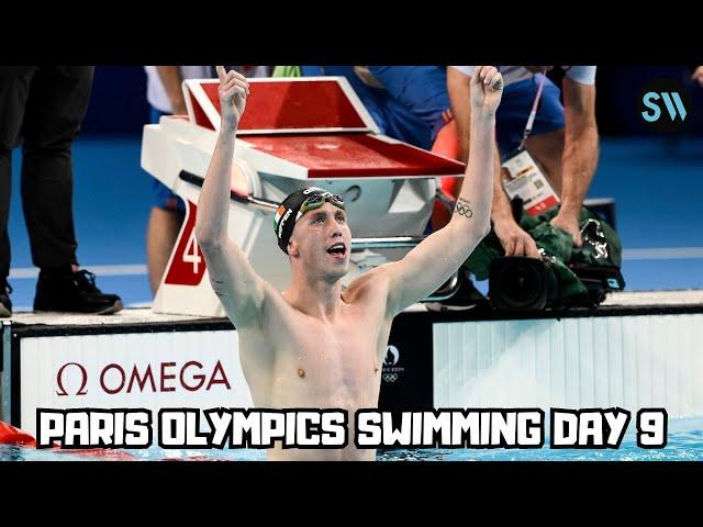 Day 9 Paris Swimming 2024 | Women's 50 Free + Men's 1500 Free + 4x100 Medley Relays