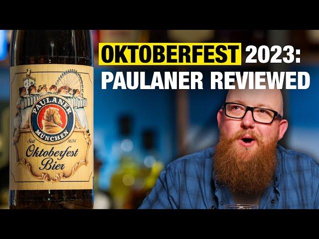 Paulaner Oktoberfest Bier 2023: Oktoberfest German Beer Review