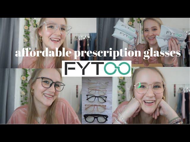 FYTOO eyeglasses unboxing, try on + review | affordable prescription glasses