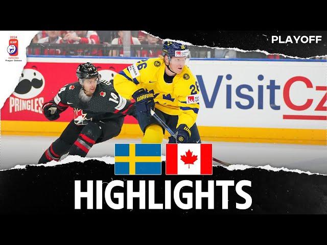 Highlights | Sweden vs. Canada | 2024 #MensWorlds