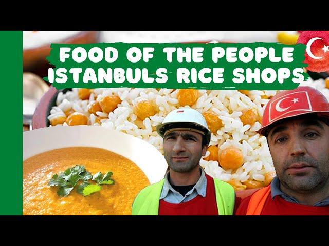 What do the Turks Eat for Lunch? Eating at a TRADITIONAL PILAVCISI in Istanbul Turkey