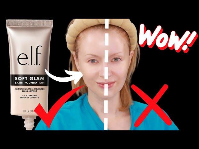 TESTING NEW elf SOFT GLAM SATIN FOUNDATION | 2 DAY WEAR | Steff's Beauty Stash