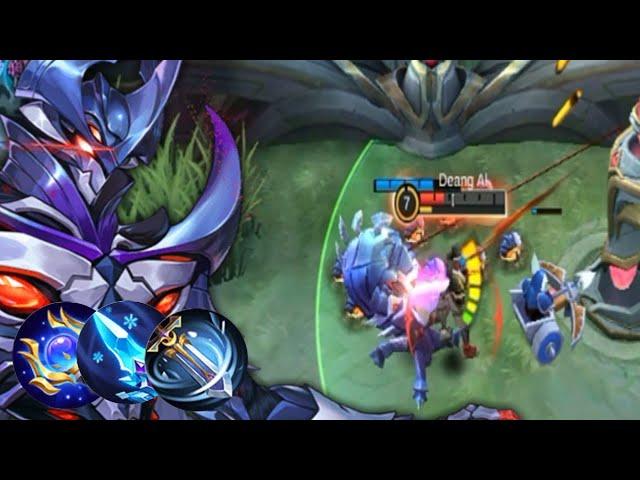 ZHASK DESTROY XBORG IN SIDELANE | NEW BUILD & EMBLEM ZHASK || ZHASK GAMEPLAY MOBILE LEGEND