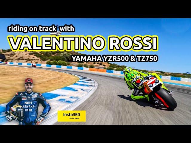 Riding with Valentino Rossi and the 500cc Yamaha YZR!!!