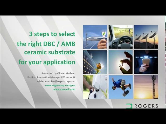 3 Steps to Select the Right DBC / AMB Ceramic Substrate