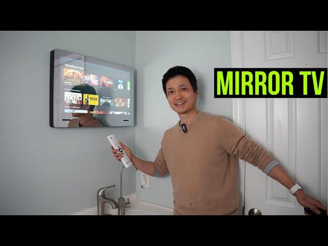 Magic Mirror! Sylvox Smart Mirror TV for Bathroom Installation and Full Review