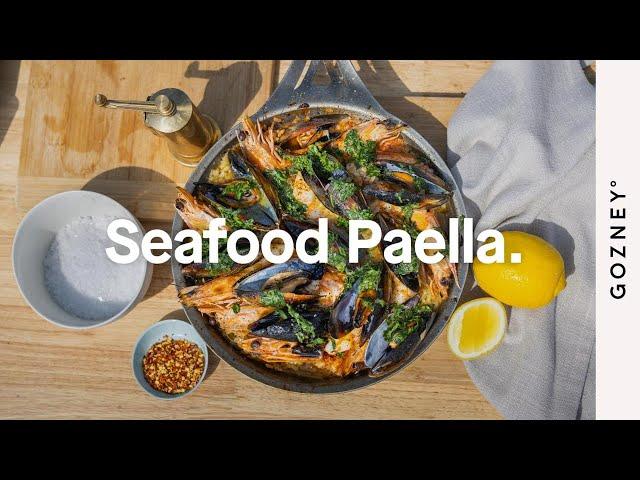 Seafood Paella | Joel Bennetts | Gozney Roccbox