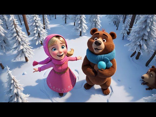 Masha and the Bear 2024 Cold Snap l masha and the Bear Cartoons l English Cartoons l Hindi cartoon