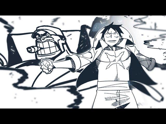 LUFFY vs AKAINU || One piece FAN ANIMATION