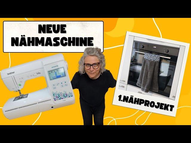 Mein erstes Nähprojekt für die neue Wohnung  Küchenhandtuch @BrotherSewingCraftDE