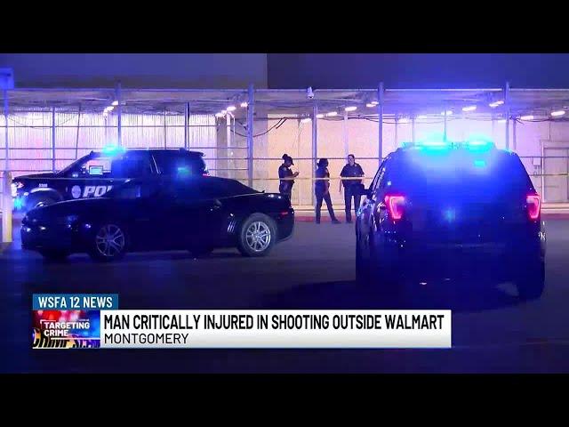 Man critically injured in shooting outside Montgomery Walmart