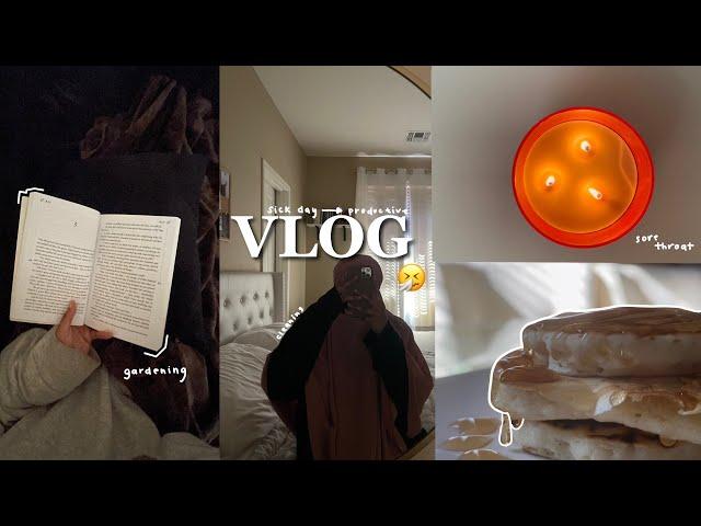 VLOG | making my sick day PRODUCTIVE ️ muslimah productive day