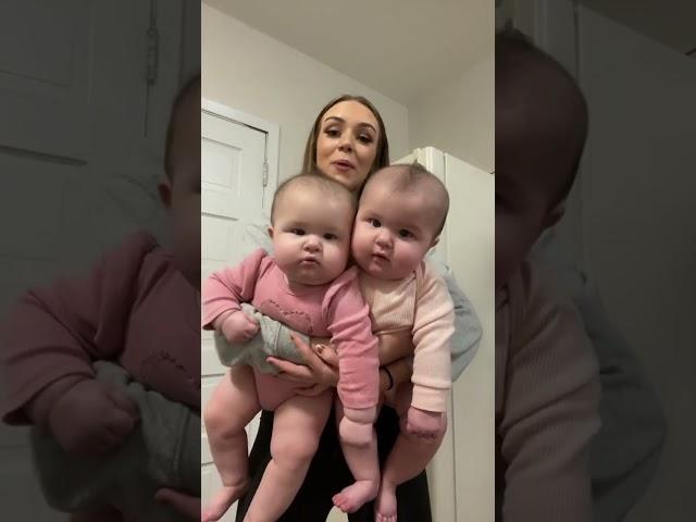 She somehow gave birth to giant babies