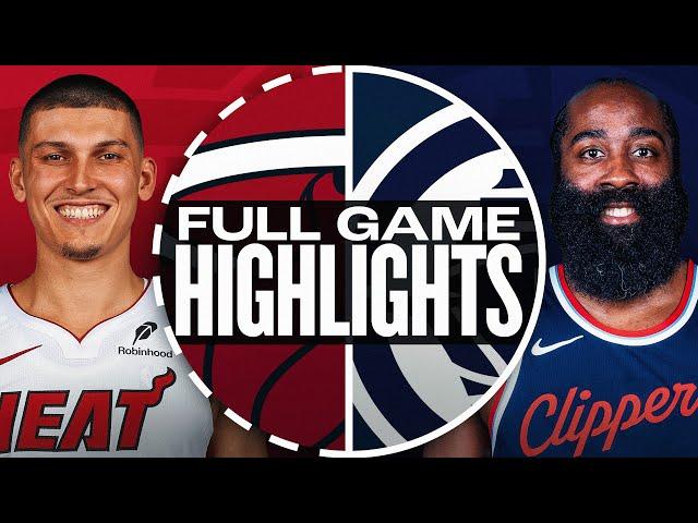 HEAT at CLIPPERS | FULL GAME HIGHLIGHTS | January 13, 2025