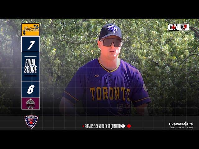 Semifinals | LIVE | Toronto BAtmen v Bear Creek   | 2024 ISC Canada East #Qualifier