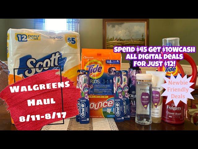 WALGREENS HAUL 8/11-8/17 | NEWBIE FRIENDLY DEALS | ALL DIGITAL