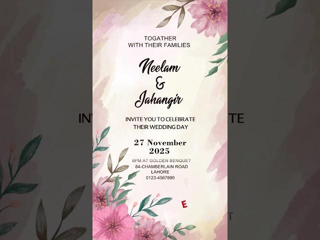 Wedding invitation edius reels project free download | edius project free download 2024 | NVS 32