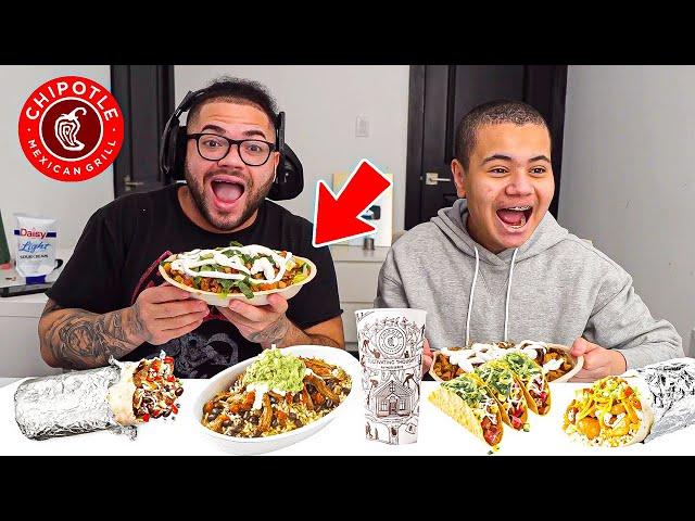 MindOfRez CHIPOTLE MUKBANG with Kaylen!