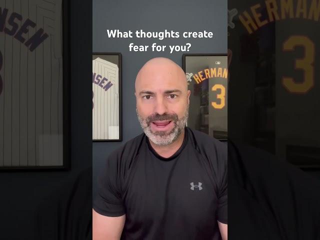 What thoughts create fear for you? Message me your answers. #baseballcoach #mentalcoach #baseball