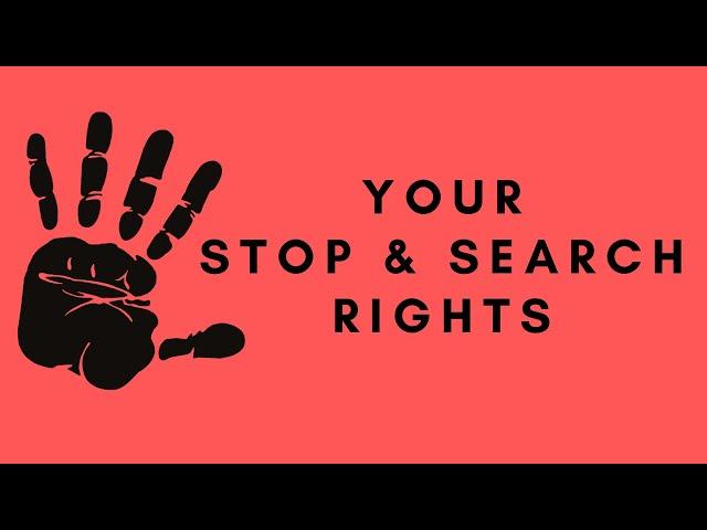 THE LAW IN 60 SECONDS | STOP AND SEARCH