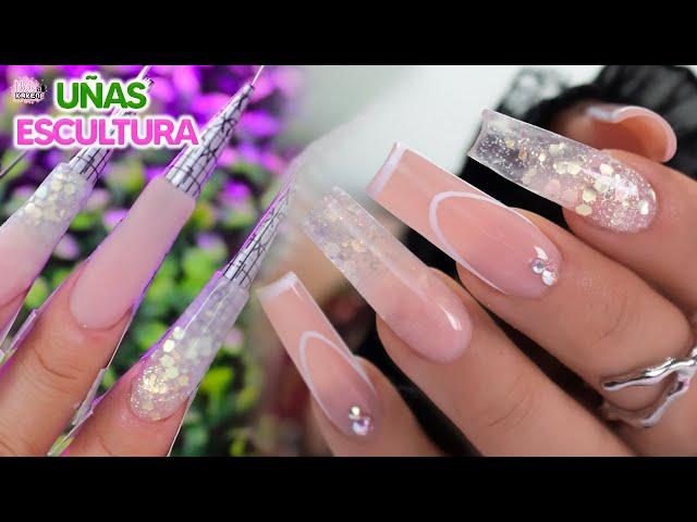 UÑAS esculturales LARGAS *para el diario |NailsByKaren