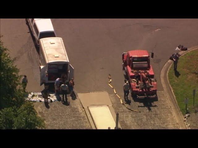 RAW VIDEO: Man's truck and boat trailer end up at bottom of NC lake