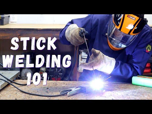 Stick WELDING for Beginners: How to Stick Weld 101