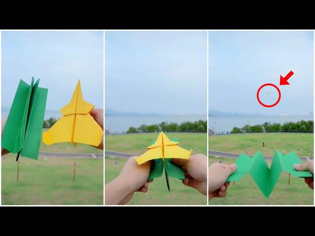 Recreating video milion views on Tiktok | fold paper airplane P2